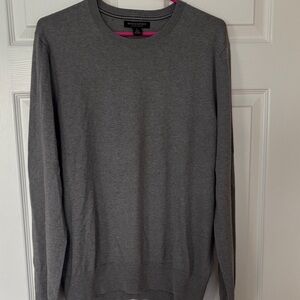 Banana Republic Men's Charcoal Crewneck Sweater